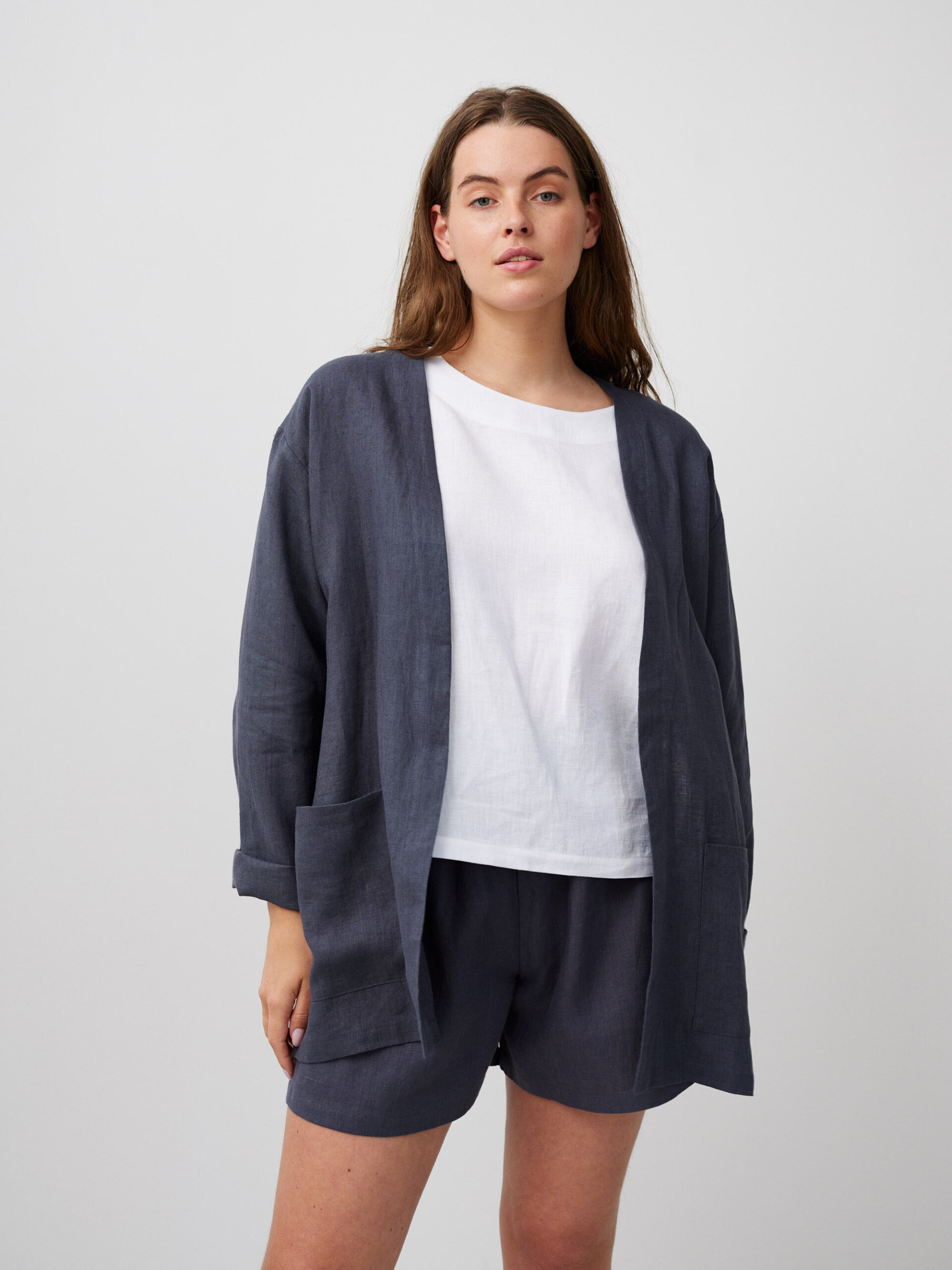 SELBY Linen Cardigan - Image 1