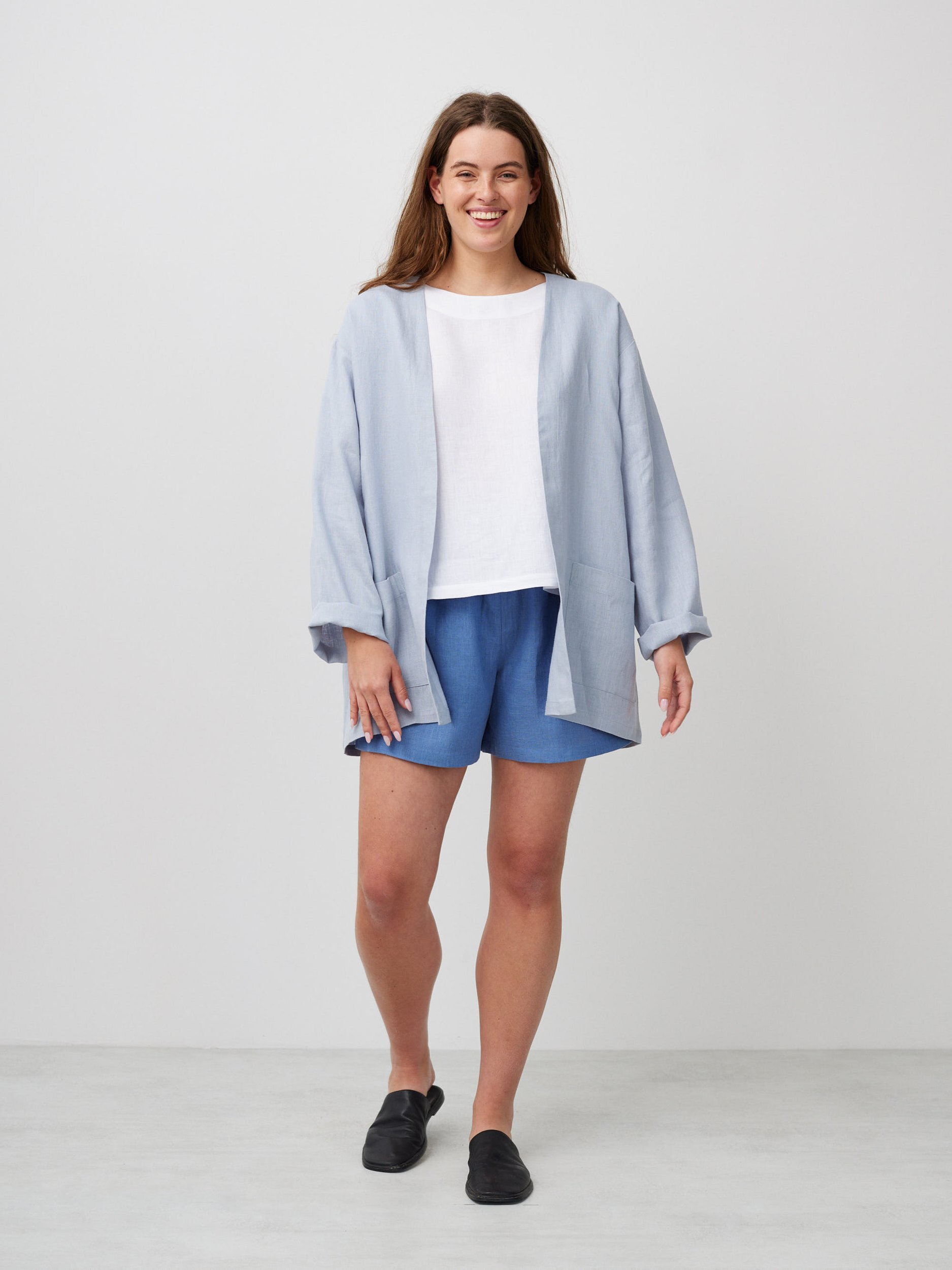 SELBY Open Linen Jacket - Image 2