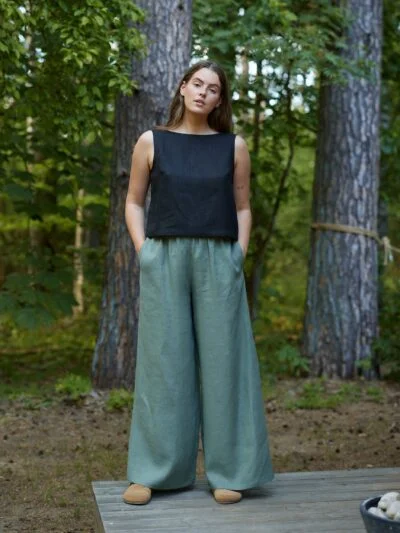 SONATE Linen Tank Top