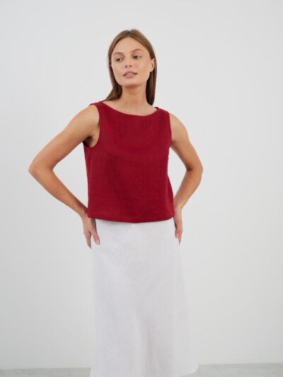 SONATE Linen Tank Top