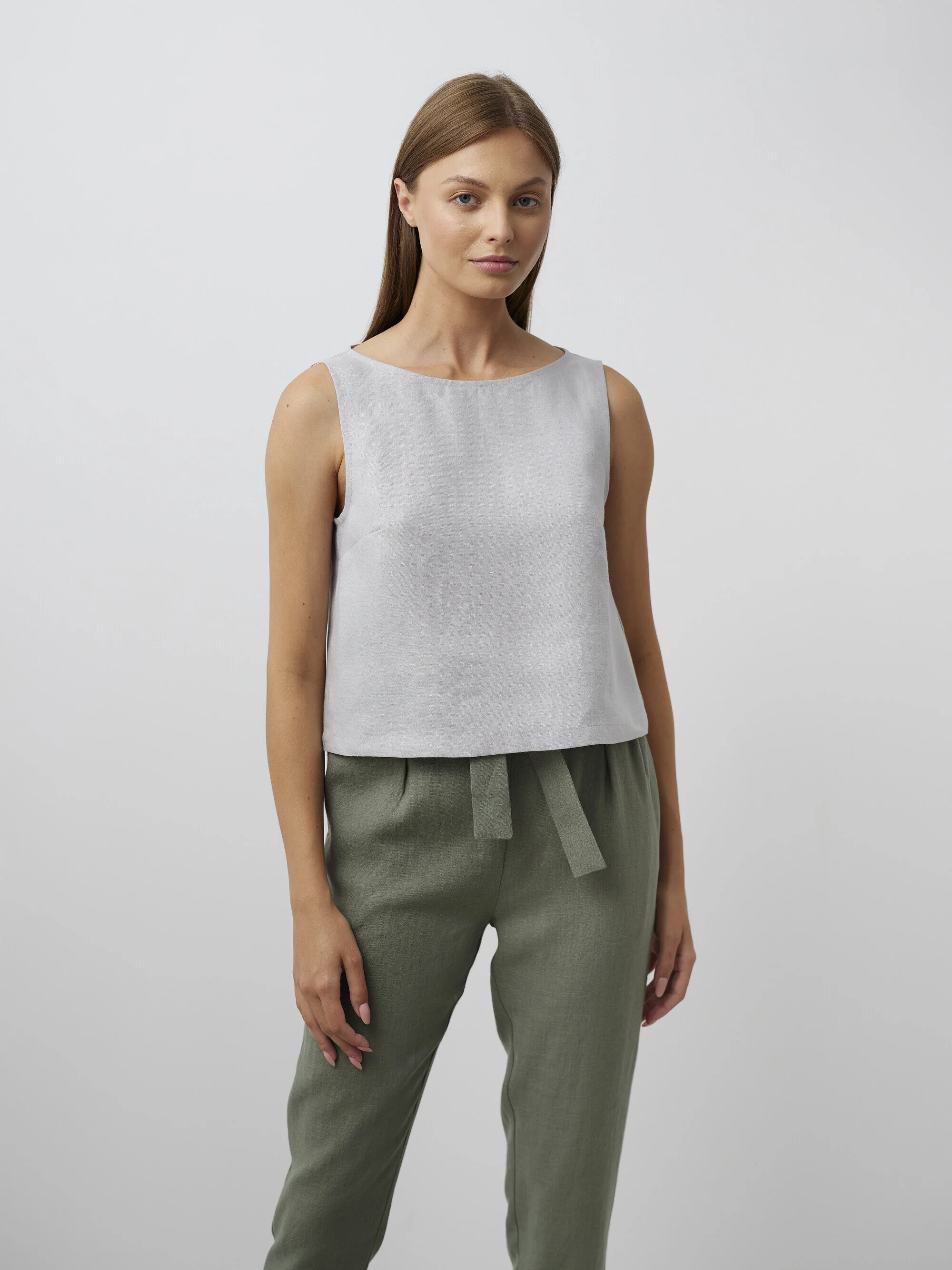 Bild 3 von SONATE Leinen-Tanktop in Cloudy Grey, you can also choose other colors above von Love and Confuse