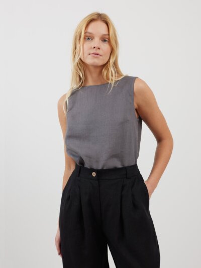 SONATE Linen Tank Top