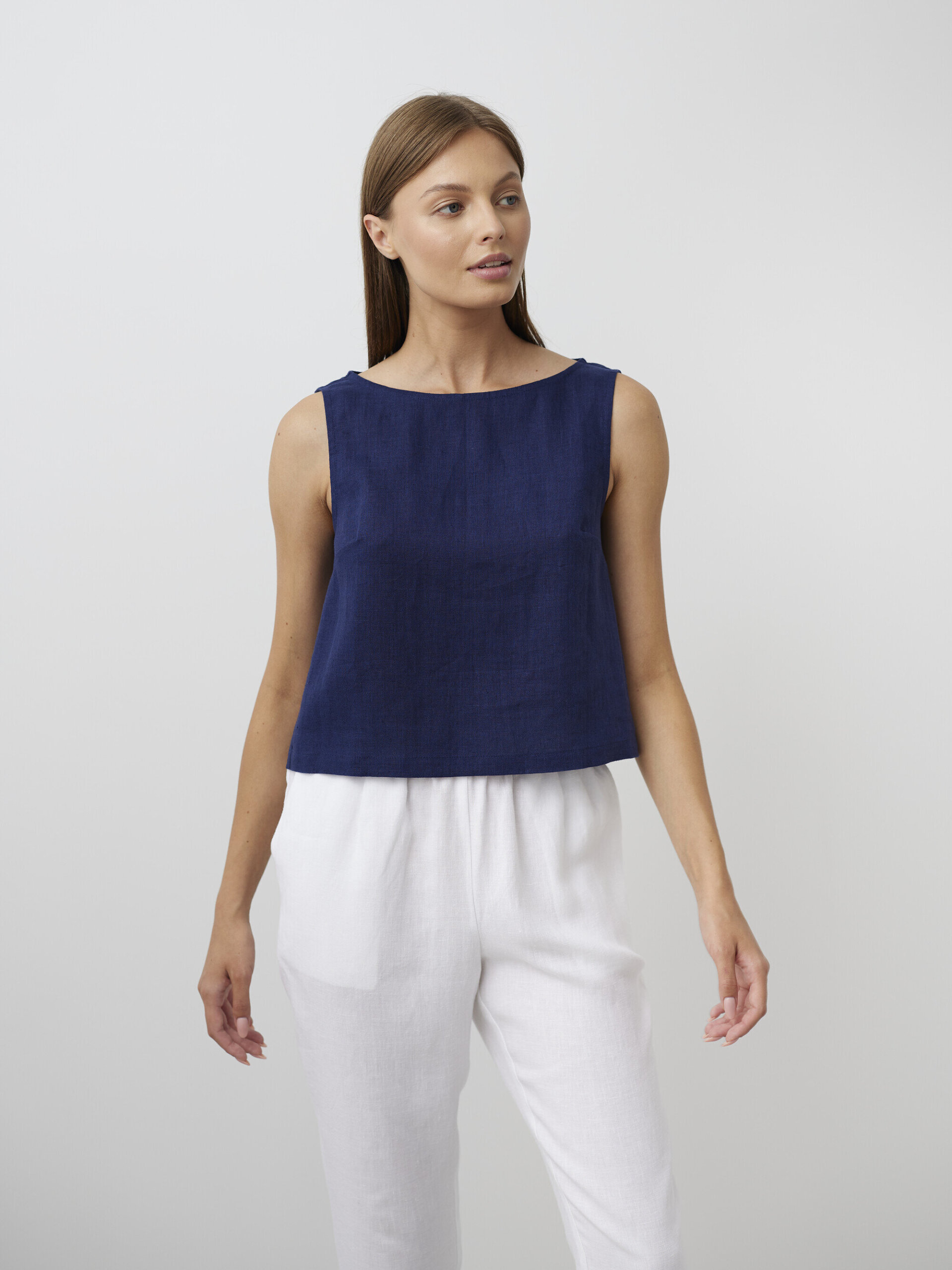 SONATE Linen Tank Top - Image 1