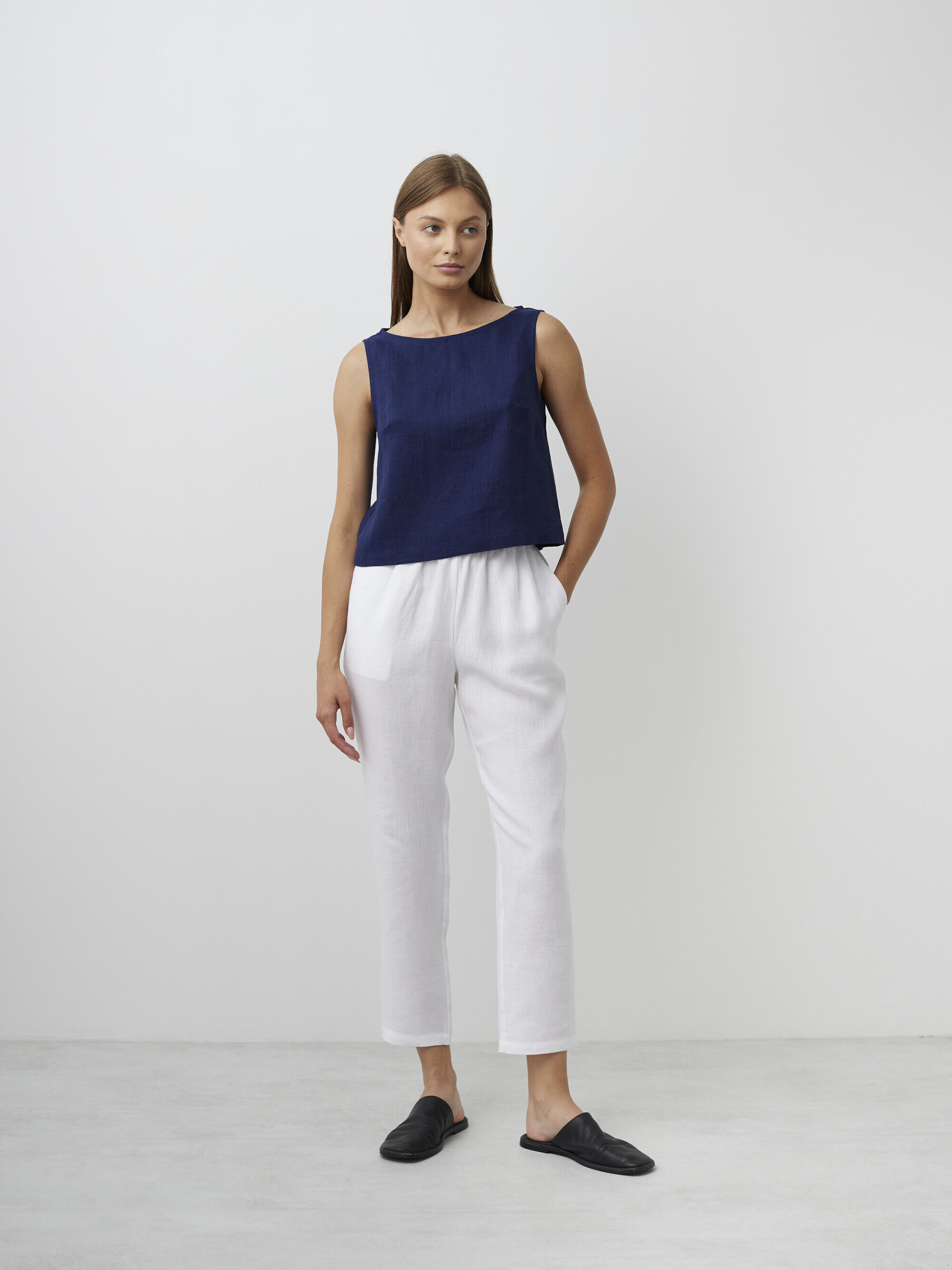 SONATE Linen Tank Top - Image 2