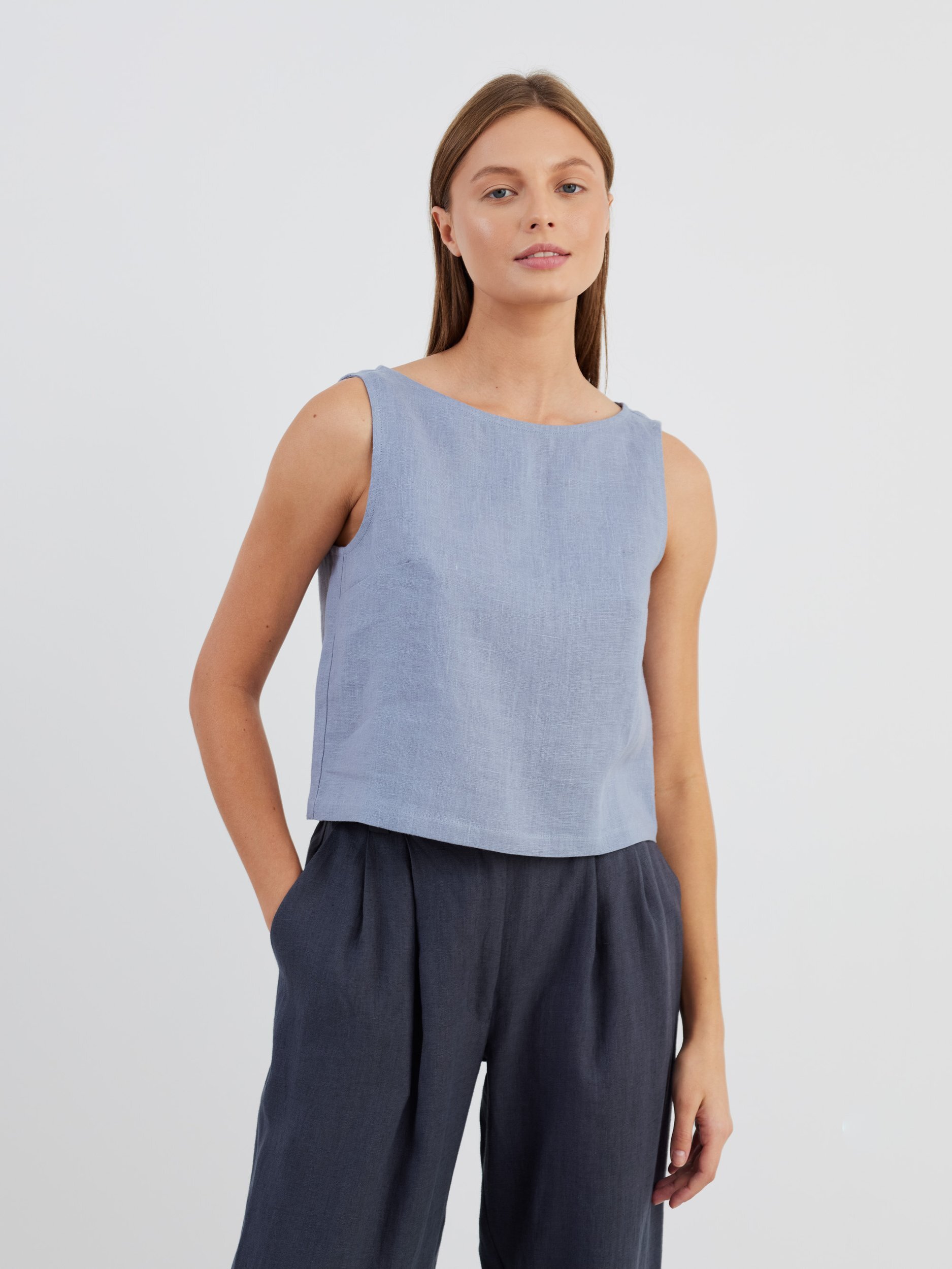 SONATE Linen Tank Top - Image 1