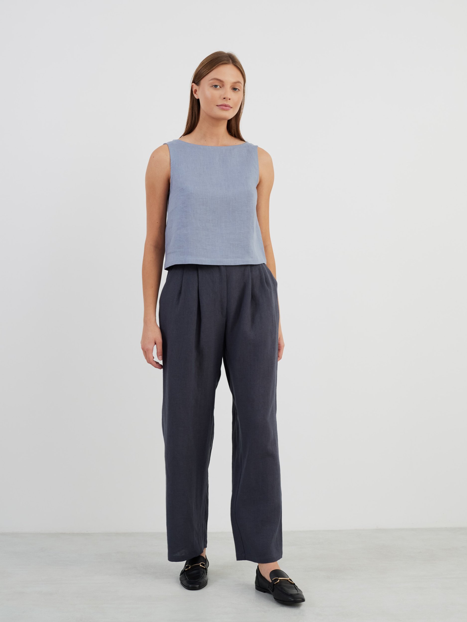 SONATE Linen Tank Top - Image 2