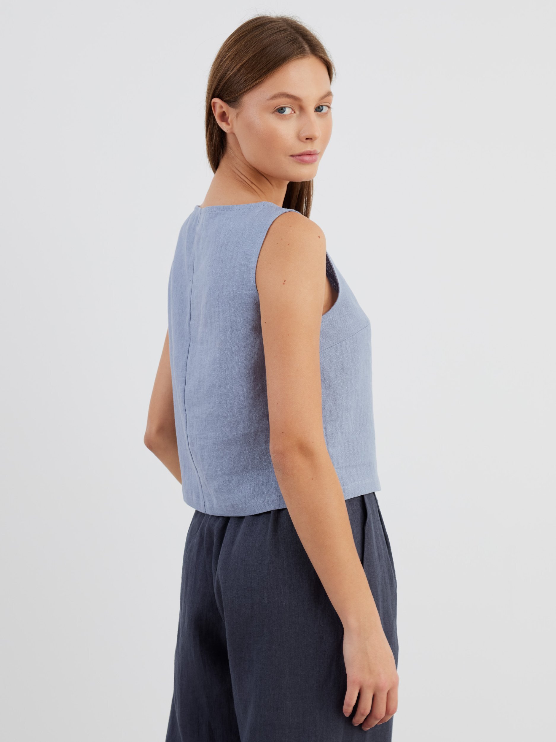 SONATE Linen Tank Top - Image 6