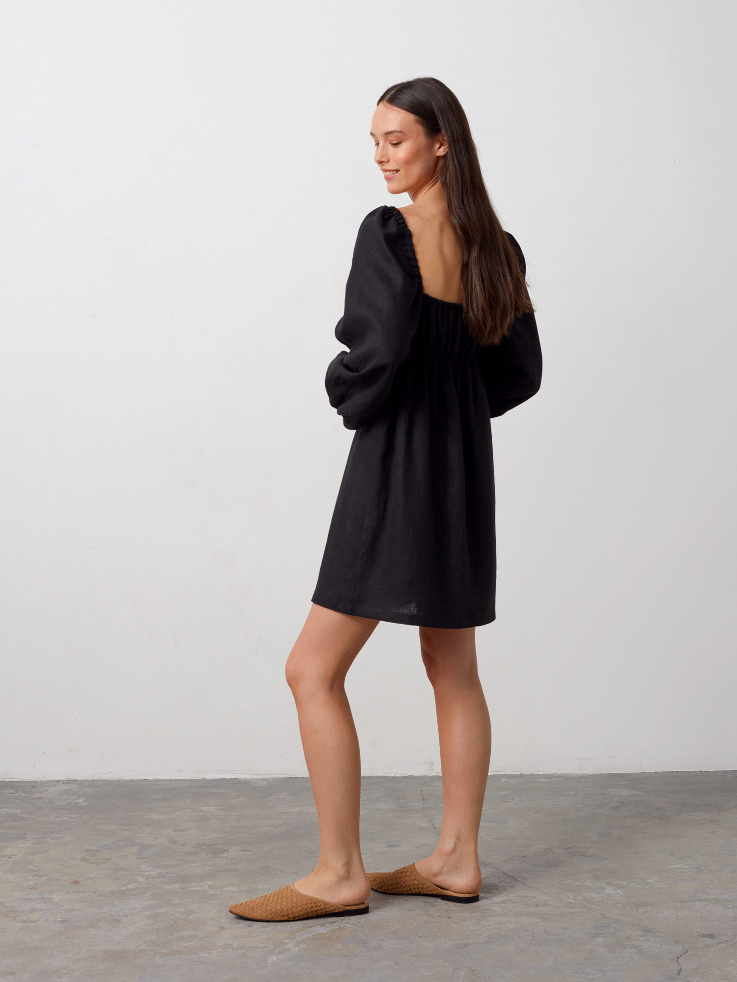 TALULLA Linen Mini Dress - Image 5